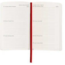 Щотижневик 2025 Partner City Soft, 125*195, бордовий 8521-25-04-A