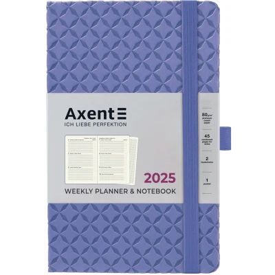 Щотижневик 2025 Partner Gently, 125*195, бузковий 8522-25-02-A