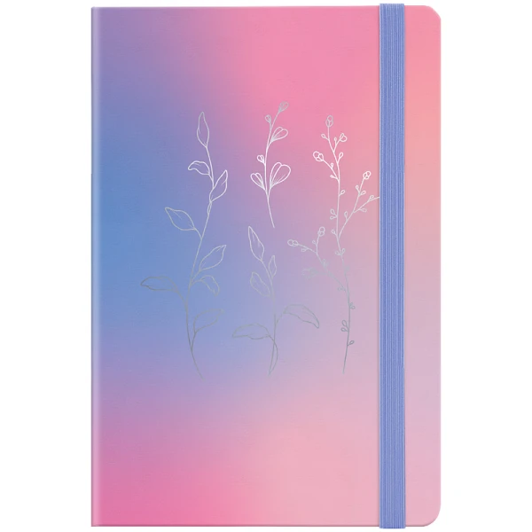 Щотижневик 2025 Partner Gradient Soft, 125*195, Leaves 8523-25-2-A