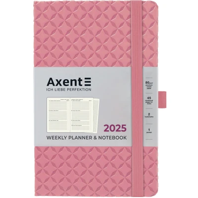 Щотижневик 2025 Partner Gently, 125*195, світло рожевий 8522-25-01-A