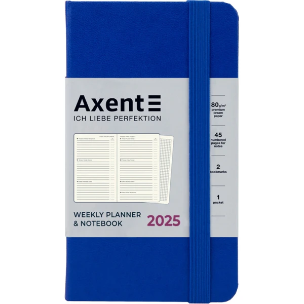 Щотижневик 2025 Pocket Strong, 90*150, класичний синій 8508-25-38-A