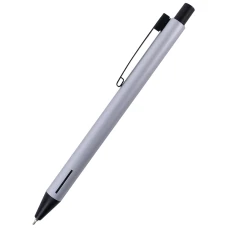 Ручка масляна автоматична Prime, корпус срібний, синя AB1103-34-02-A