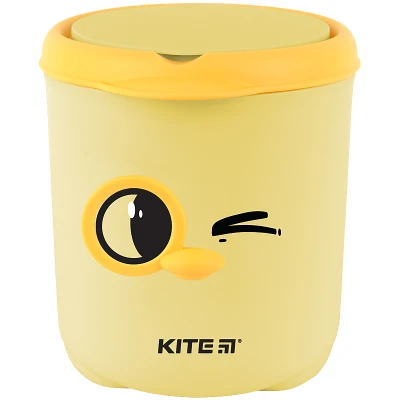 Настільний контейнер для сміття Kite, жовтий, K24-011-2