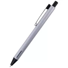 Ручка масляна автоматична Prime, корпус срібний, синя AB1103-34-02-A