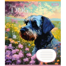Зошит А5/24 арк лінія 1В Floral dog, 767027