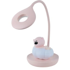 Настільна лампа LED з акумулятором Cloudy Bear, рожевий K24-493-2-2 Kite