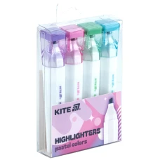 Маркер Highlighter, Kite Creative Pastel Colors, набір 4-х, K24-1145-4