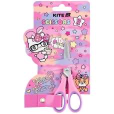 Ножиці дитячі з гум. вставками, 13см. Hello Kity HK25-123 Kite