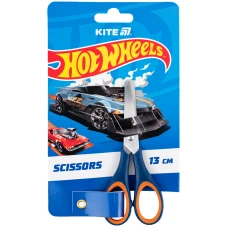 Ножиці дитячі з гум. вставками, 13см. Hot Wheels HW25-123 Kite