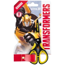 Ножиці дитячі з гум. вставками, малюнок на лезах, 13см. Transformers TF25-148 Kite