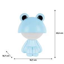 Світильник-нічник LED з акумулятором Cute Froggy, блакитний K25-316-3-3 Kite
