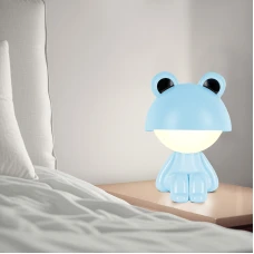 Світильник-нічник LED з акумулятором Cute Froggy, блакитний K25-316-3-3 Kite