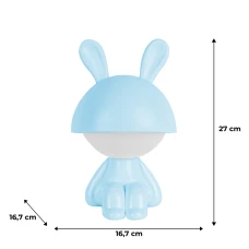 Світильник-нічник LED з акумулятором Cute Bunny, блакитний K25-316-1-3 Kite