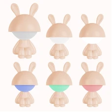 Світильник-нічник LED з акумулятором Cute Bunny, персиковий K25-316-1-4 Kite