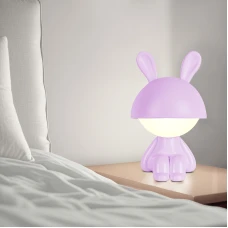Світильник-нічник LED з акумулятором Cute Bunny, фіолетовий K25-316-1-5 Kite