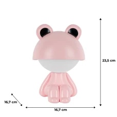 Світильник-нічник LED з акумулятором Cute Froggy, рожевий K25-316-3-2 Kite