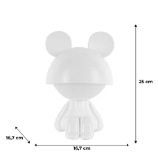 Світильник-нічник LED з акумулятором Cute Mouse, білий K25-316-2-1 Kite