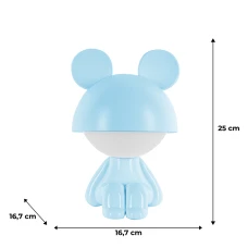 Світильник-нічник LED з акумулятором Cute Mouse, блакитний K25-316-2-3 Kite