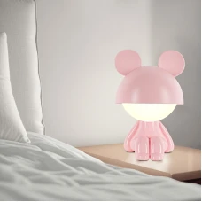 Світильник-нічник LED з акумулятором Cute Mouse, рожевий K25-316-2-2 Kite