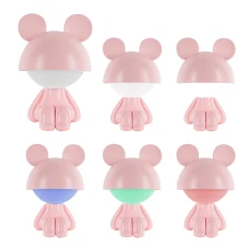 Світильник-нічник LED з акумулятором Cute Mouse, рожевий K25-316-2-2 Kite