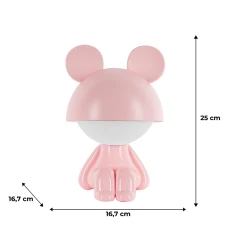Світильник-нічник LED з акумулятором Cute Mouse, рожевий K25-316-2-2 Kite