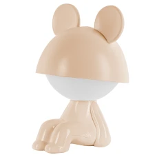 Світильник-нічник LED з акумулятором Cute Mouse, персиковий K25-316-2-4 Kite