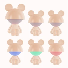 Світильник-нічник LED з акумулятором Cute Mouse, персиковий K25-316-2-4 Kite