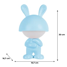 Світильник-нічник LED з акумулятором Dreamy Bunny, блакитний K25-315-1-3 Kite