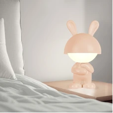 Світильник-нічник LED з акумулятором Dreamy Bunny, персиковий K25-315-1-4 Kite