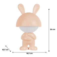 Світильник-нічник LED з акумулятором Dreamy Bunny, персиковий K25-315-1-4 Kite