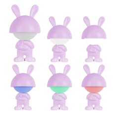 Світильник-нічник LED з акумулятором Dreamy Bunny, фіолетовий K25-315-1-5 Kite