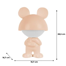 Світильник-нічник LED з акумулятором Dreamy Mouse, персиковий K25-315-2-4 Kite