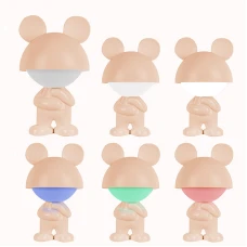 Світильник-нічник LED з акумулятором Dreamy Mouse, персиковий K25-315-2-4 Kite