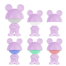 Світильник-нічник LED з акумулятором Dreamy Mouse, фіолетовий K25-315-2-5 Kite