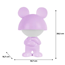 Світильник-нічник LED з акумулятором Dreamy Mouse, фіолетовий K25-315-2-5 Kite