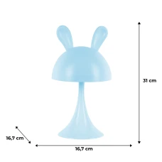 Світильник-нічник LED з акумулятором Simple Bunny, блакитний K25-317-1-3 Kite