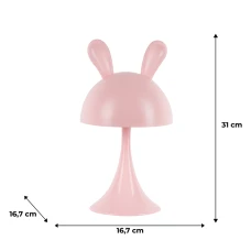 Світильник-нічник LED з акумулятором Simple Bunny, рожевий K25-317-1-2 Kite