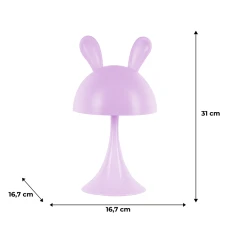 Світильник-нічник LED з акумулятором Simple Bunny, фіолетовий K25-317-1-5 Kite