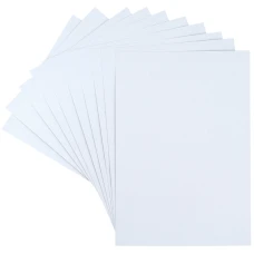 Картон білий односторонній А4 (10арк), папка, K24-1254 Kite
