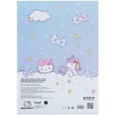 Картон білий двостор. (10арк) A4 Hello Kitty HK24-254 Kite