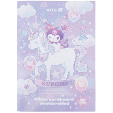Картон білий двостор. (10арк) A4 Kuromi HK24-254-2 Kite