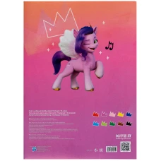 Картон кольоровий двостор. (10арк/10кол), А4 My Little Pony LP24-255 Kite