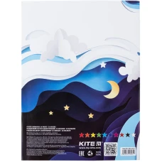 Картон кольоровий одностор. А5 (10арк/ 10кол), слайдер, K24-1257 Kite
