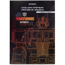 Папір кольоровий двостор. (15арк/15кол), А4 Transformers TF24-250 Kite