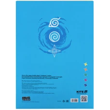 Папір кольоровий неон. (10арк/5кол) А4 Naruto NR24-252 Kite