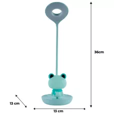 Настільна лампа LED з акумулятором Froggy, зелений K24-492-3-4 Kite