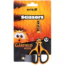 Ножиці дитячі з гум. вставками, малюнок на лезах, 13см. Garfield GF25-148 Kite