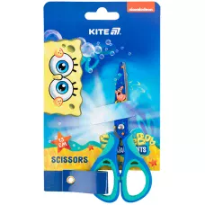 Ножиці дитячі з гум. вставками, малюнок на лезах, 13см. Sponge Bob SB25-148 Kite