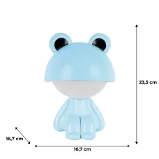 Світильник-нічник LED з акумулятором Cute Froggy, блакитний K25-316-3-3 Kite
