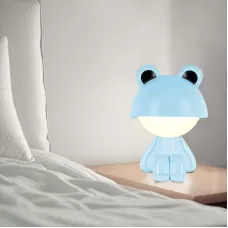 Світильник-нічник LED з акумулятором Cute Froggy, блакитний K25-316-3-3 Kite